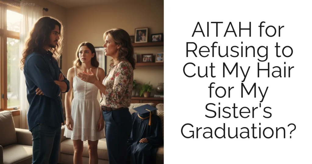 AITAH for Refusing to Cut My Hair for My Sister's Graduation?