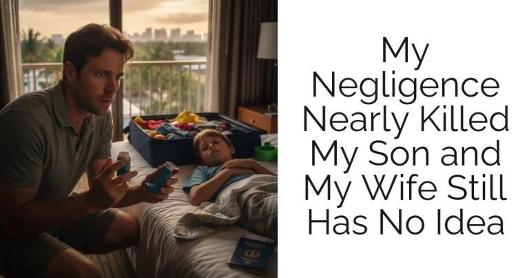 My Negligence Nearly Killed My Son and My Wife Still Has No Idea