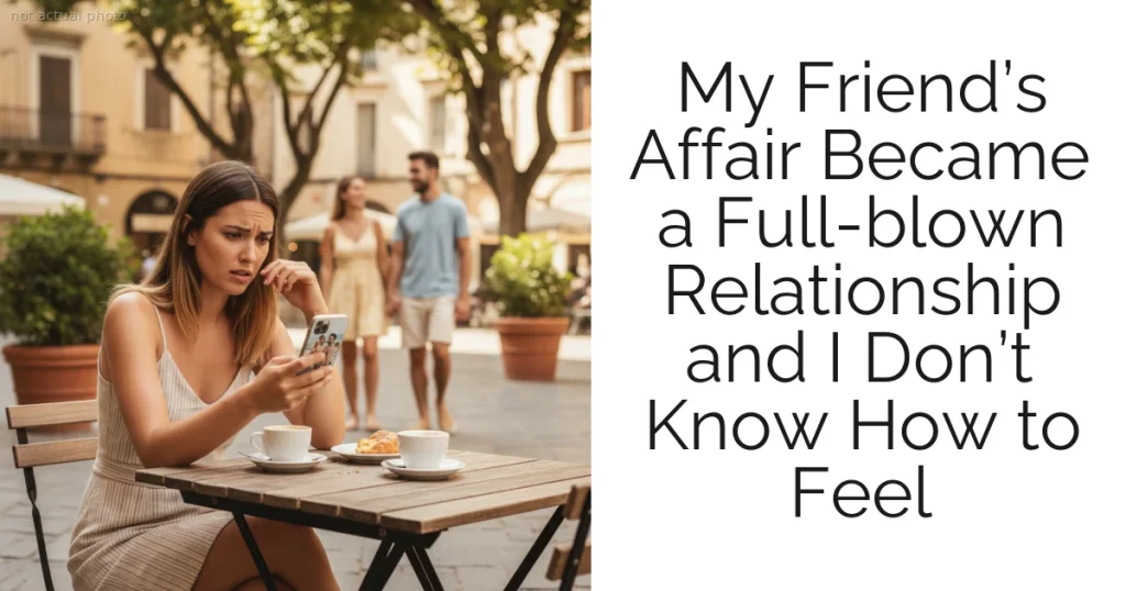 My Friend’s Affair Became a Full-blown Relationship and I Don’t Know How to Feel