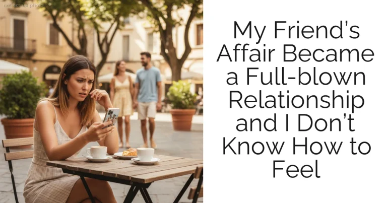 My Friend’s Affair Became a Full-blown Relationship and I Don’t Know How to Feel