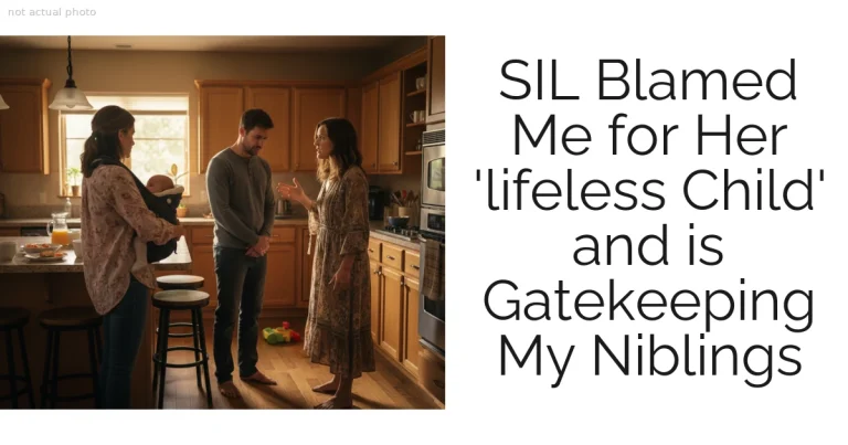 SIL Blamed Me for Her 'lifeless Child' and is Gatekeeping My Niblings