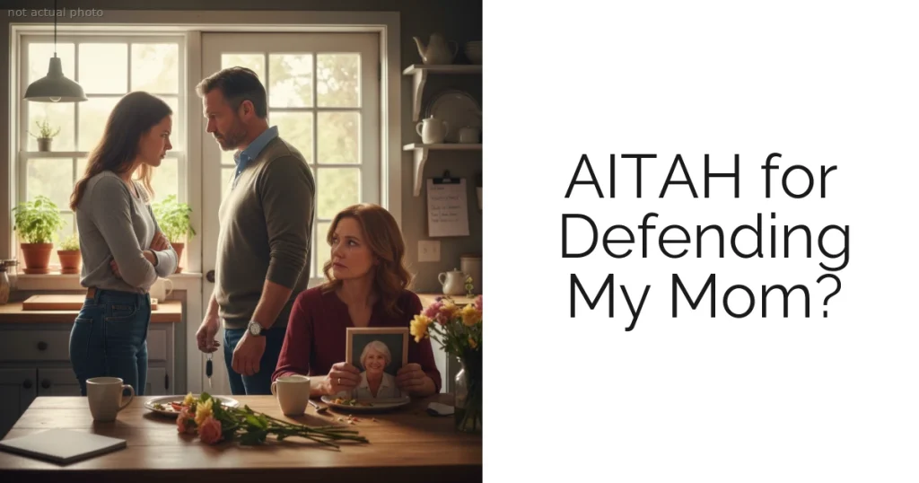 AITAH for Defending My Mom?