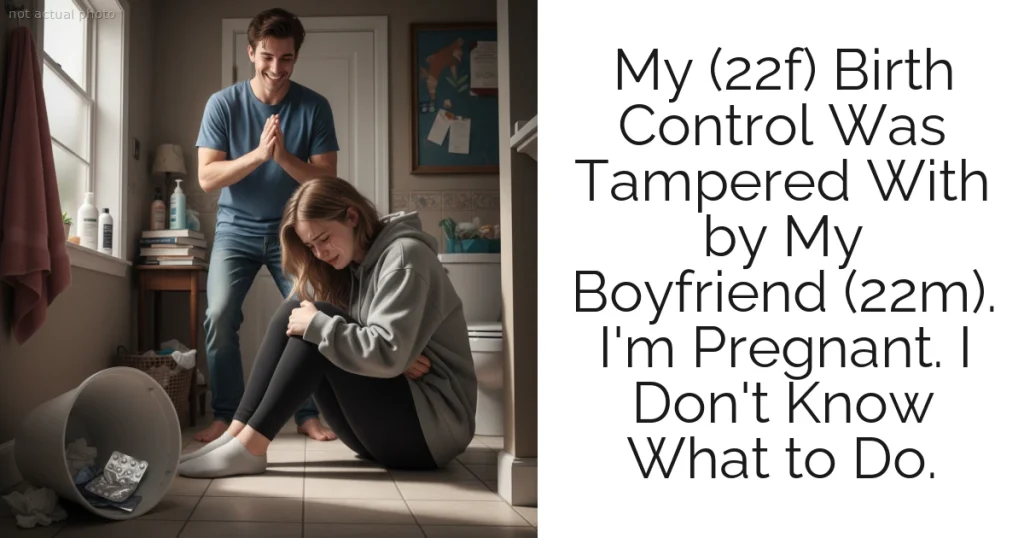 My (22f) Birth Control Was Tampered With by My Boyfriend (22m). I'm Pregnant. I Don't Know What to Do.