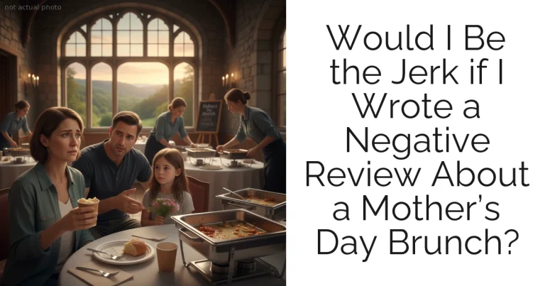 Would I Be the Jerk if I Wrote a Negative Review About a Mother’s Day Brunch?