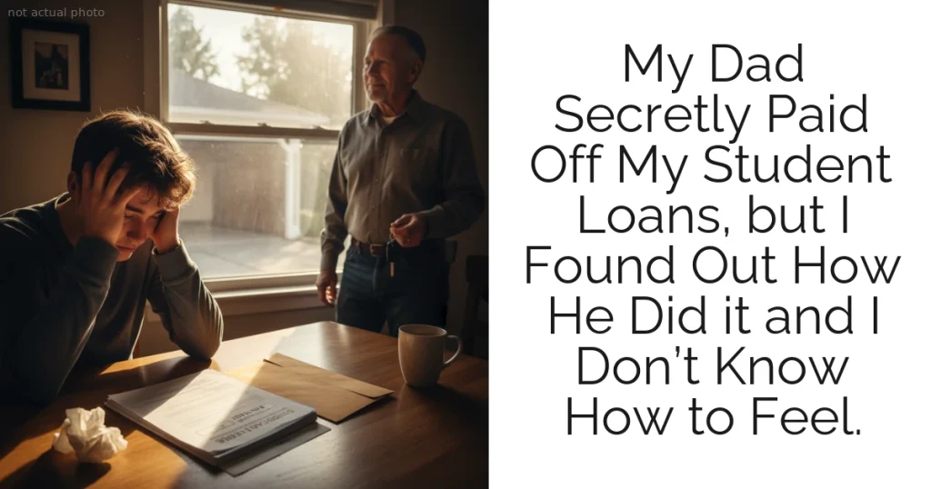 My Dad Secretly Paid Off My Student Loans, but I Found Out How He Did it and I Don’t Know How to Feel.
