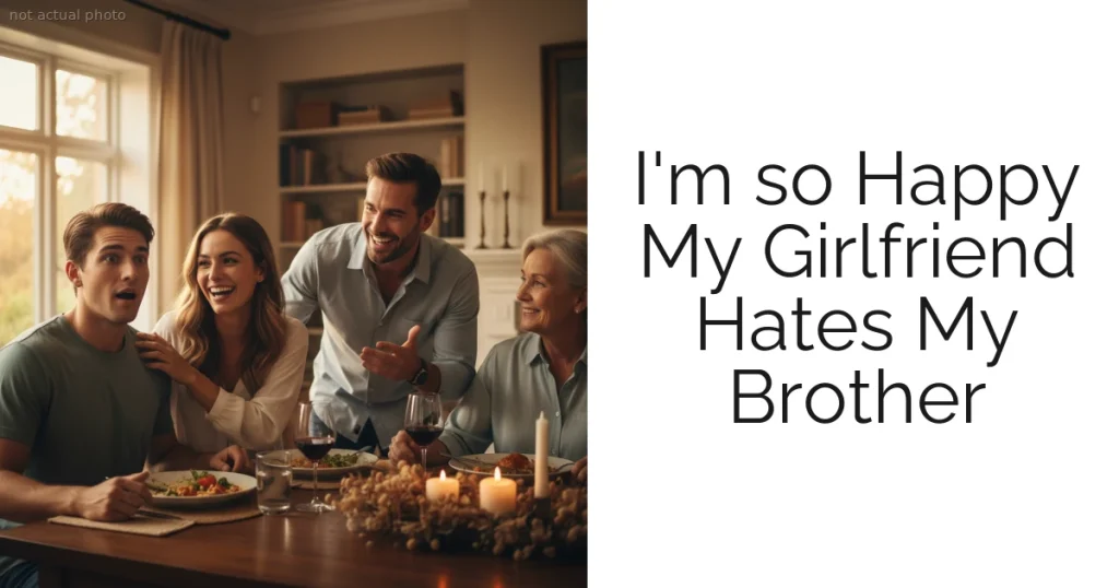 I'm so Happy My Girlfriend Hates My Brother
