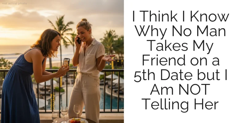 I Think I Know Why No Man Takes My Friend on a 5th Date but I Am NOT Telling Her