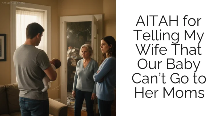 AITAH for Telling My Wife That Our Baby Can’t Go to Her Moms