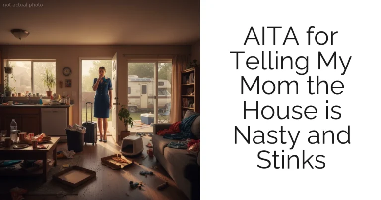 AITA for Telling My Mom the House is Nasty and Stinks