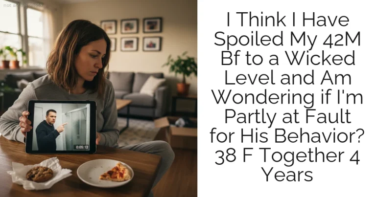 I Think I Have Spoiled My 42M Bf to a Wicked Level and Am Wondering if I'm Partly at Fault for His Behavior? 38 F Together 4 Years