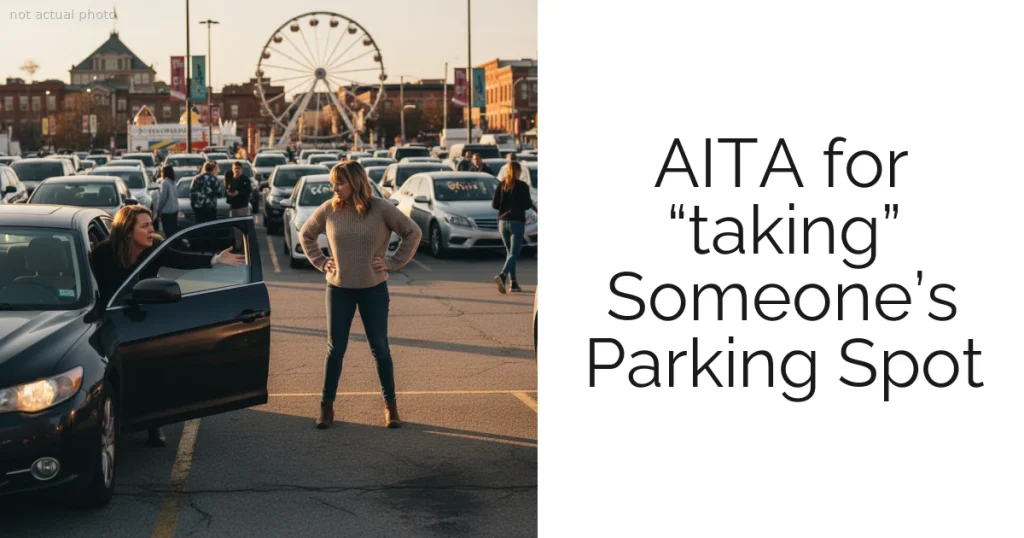 AITA for “taking” Someone’s Parking Spot