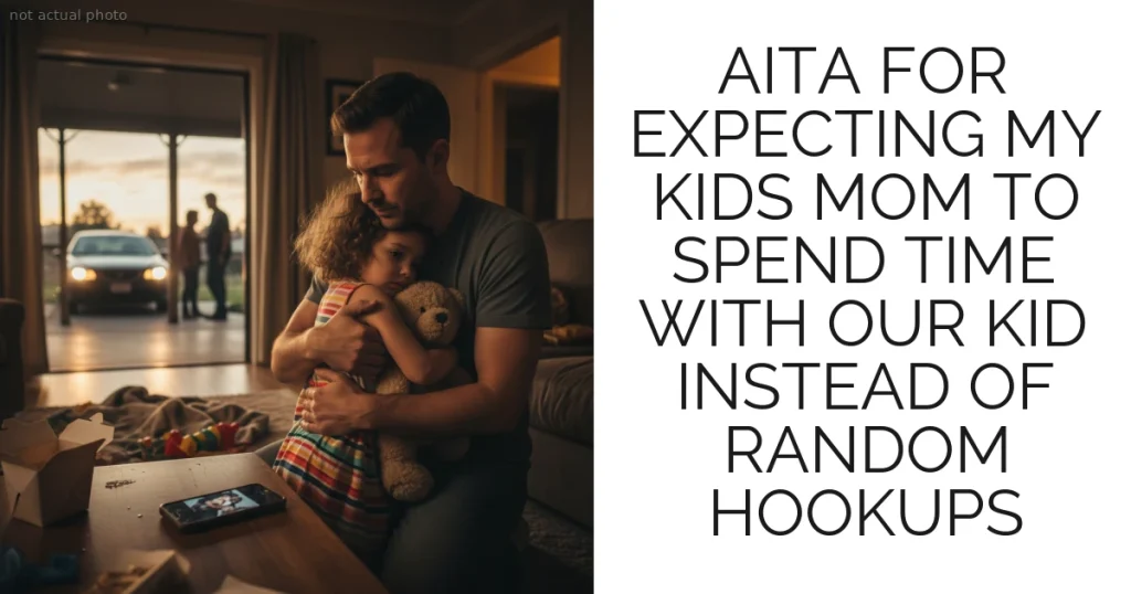AITA FOR EXPECTING MY KIDS MOM TO SPEND TIME WITH OUR KID INSTEAD OF RANDOM HOOKUPS