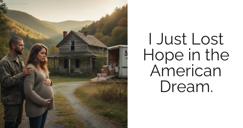 I Just Lost Hope in the American Dream.