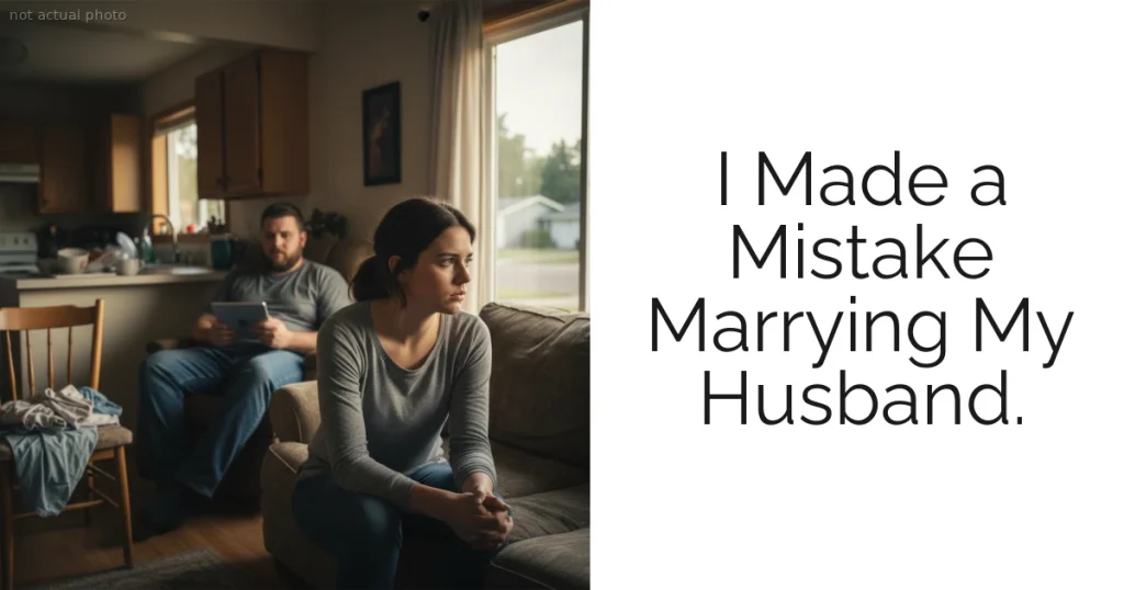 I Made a Mistake Marrying My Husband.