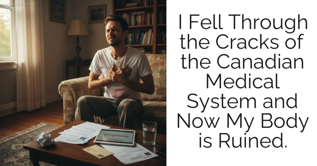 I Fell Through the Cracks of the Canadian Medical System and Now My Body is Ruined.