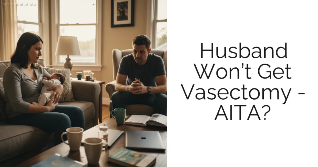 Husband Won’t Get Vasectomy - AITA?