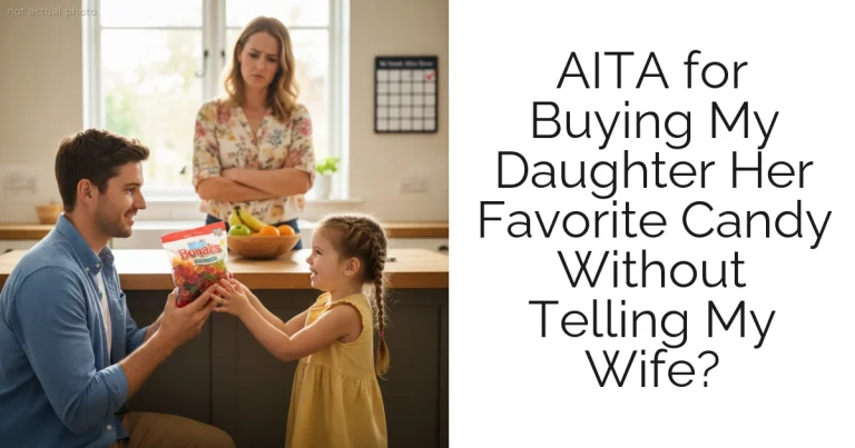 AITA for Buying My Daughter Her Favorite Candy Without Telling My Wife?