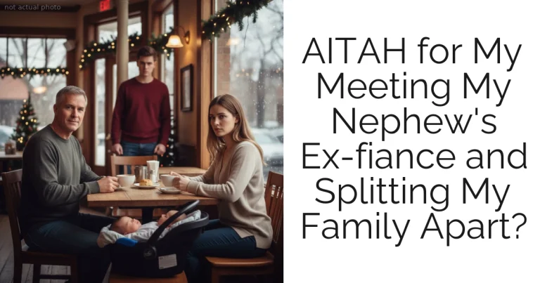 AITAH for My Meeting My Nephew's Ex-fiance and Splitting My Family Apart?