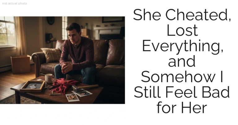 She Cheated, Lost Everything, and Somehow I Still Feel Bad for Her