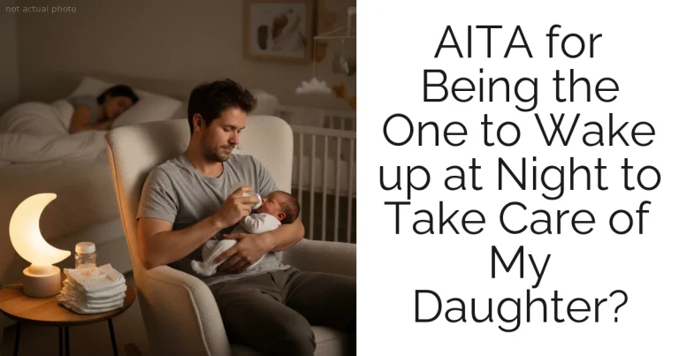 AITA for Being the One to Wake up at Night to Take Care of My Daughter?