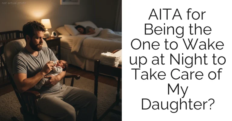 AITA for Being the One to Wake up at Night to Take Care of My Daughter?