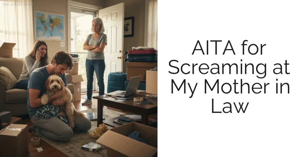 AITA for Screaming at My Mother in Law