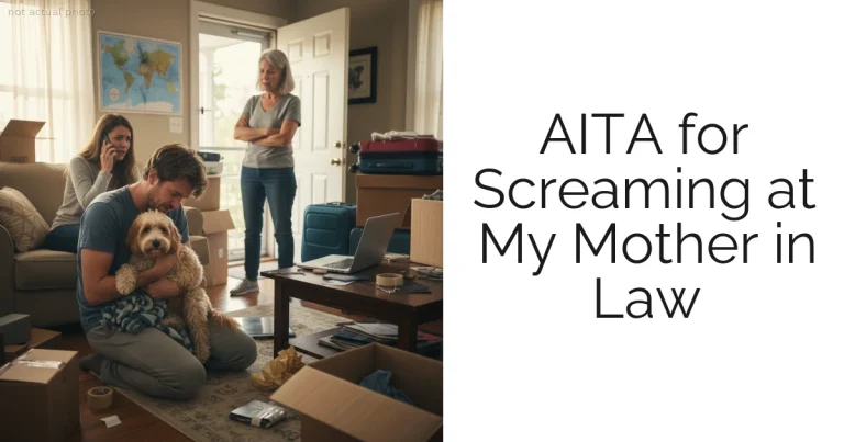 AITA for Screaming at My Mother in Law