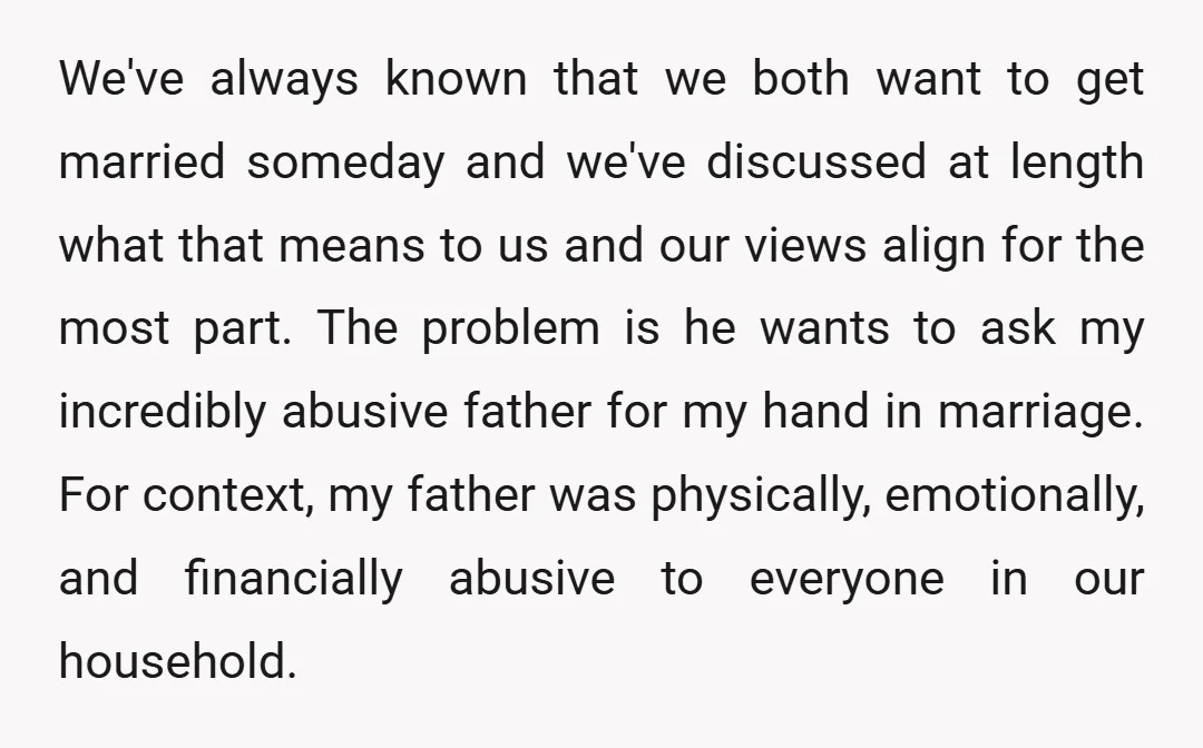 We've always known that we both want to get married someday and we've discussed at length what that means to us and our views align for the most part. The...