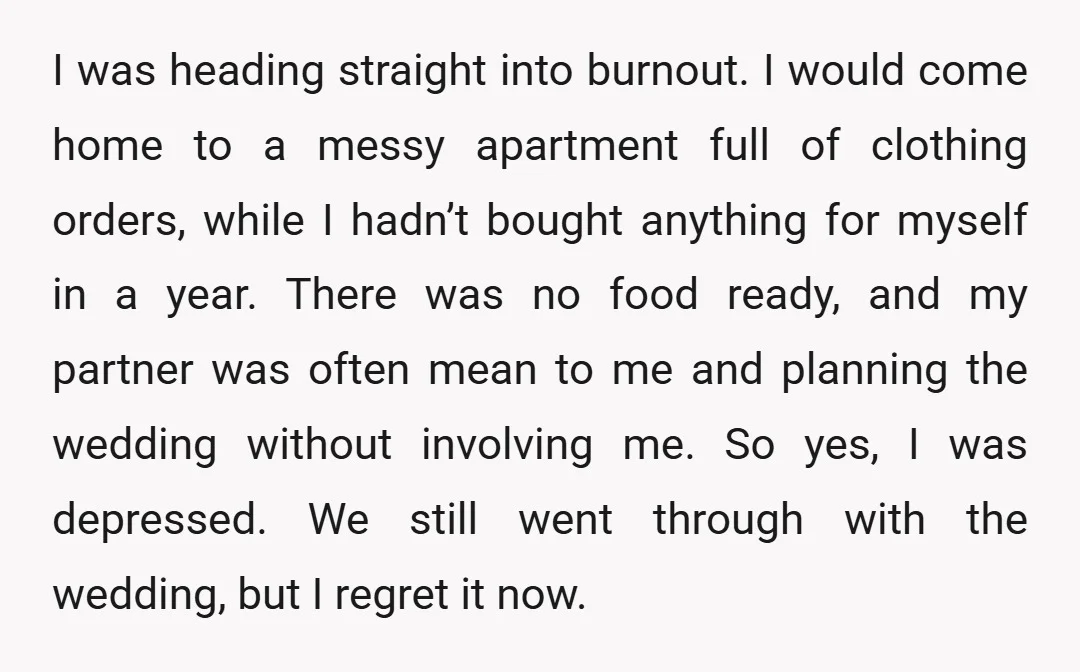 I was heading straight into burnout. I would come home to a messy apartment full of clothing orders, while I hadn’t bought anything for myself in a year. There was...
