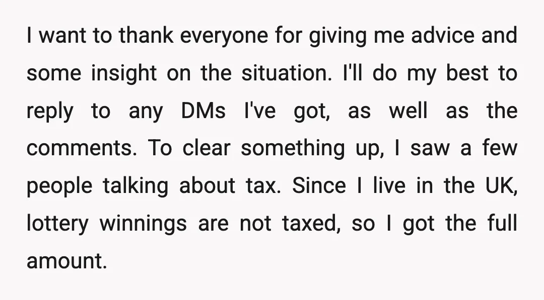 I want to thank everyone for giving me advice and some insight on the situation. I'll do my best to reply to any DMs I've got, as well as the...