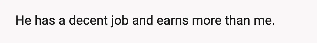 He's a degree holder.