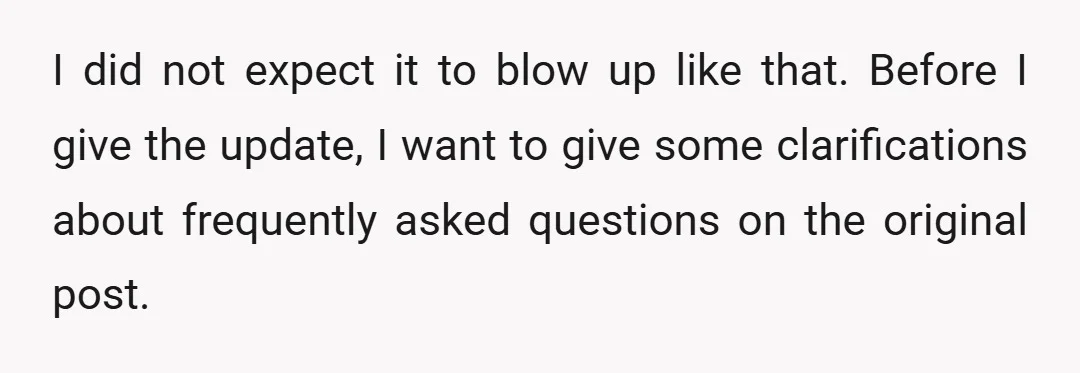 I did not expect it to blow up like that. Before I give the update, I want to give some clarifications about frequently asked questions on the original post. My...