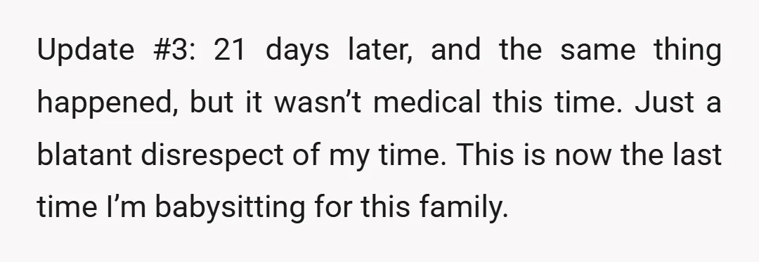 Update #3: 21 days later, and the same thing happened, but it wasn’t medical this time. Just a blatant disrespect of my time. This is now the last time I’m...