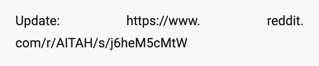 Update: https://www. reddit. com/r/AITAH/s/j6heM5cMtW