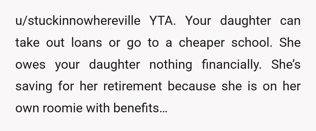 u/KittyBookcase YTA . Your title implies you wouldn't pay for her kids, but actually you want her to pay for yours. Your ex has the nerve to call your wife...