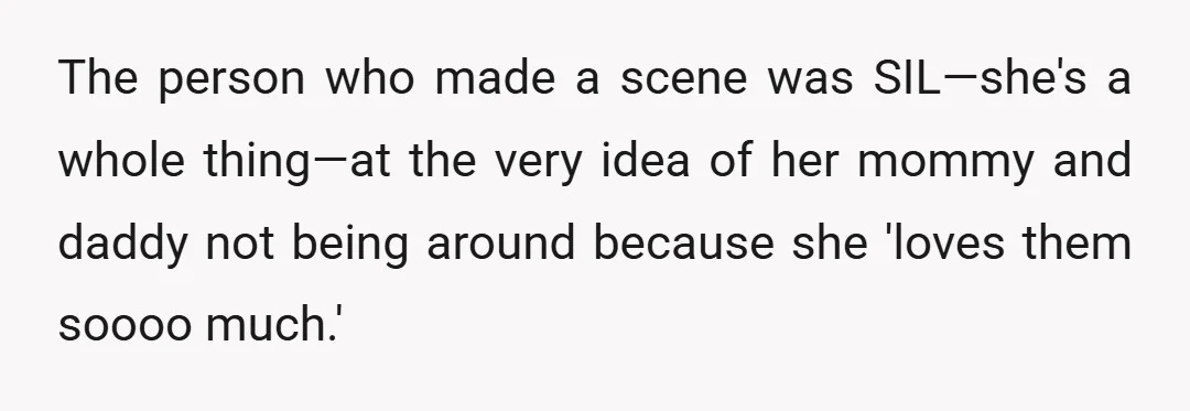 I'm fairly certain that she wanted us to either fight back or cry and make a scene or beg her for money.