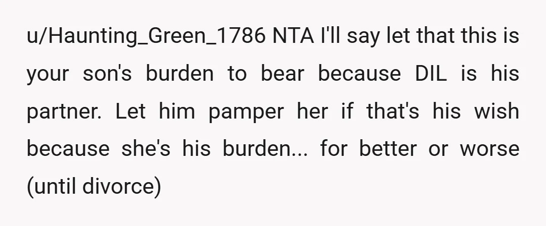 u/Inevitable-Truth7609 YTA. You’ve been pregnant four times and just magically forgot how nervous you were with your first child? Your son is sticking up for his wife; I applaud that...
