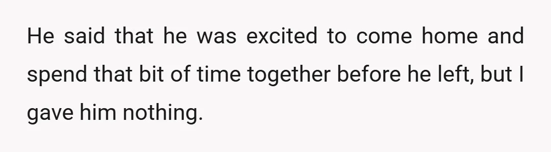 We came to the agreement that we both had expectations we didn’t communicate and both ended up disappointed.