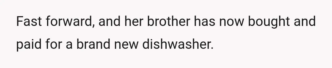 At that point, I decided my role in the 'Dishwasher Inquiry' had concluded.