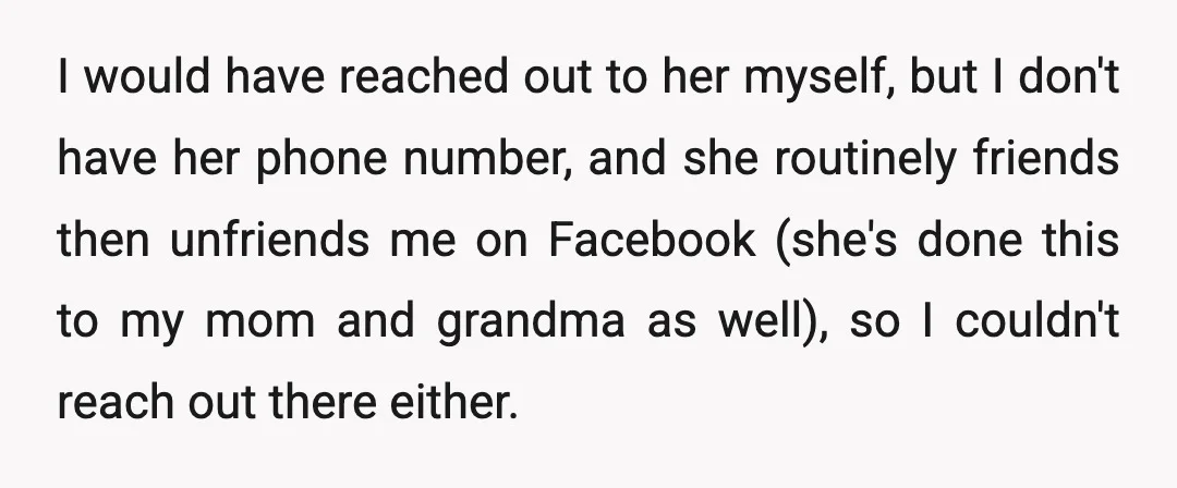 At this point, I assumed he had talked with his wife.