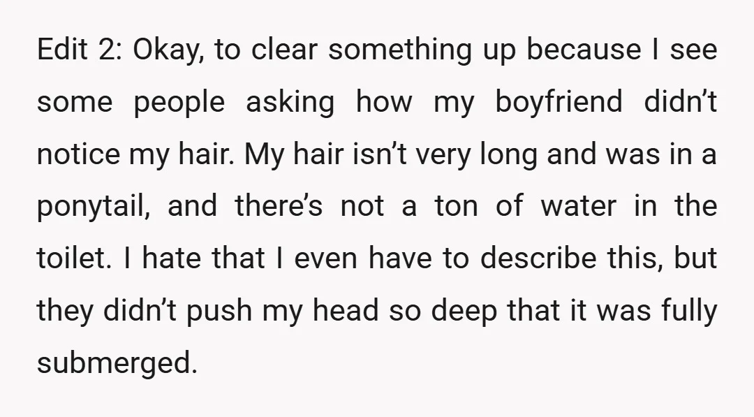 Edit 2: Okay, to clear something up because I see some people asking how my boyfriend didn’t notice my hair. My hair isn’t very long and was in a ponytail,...