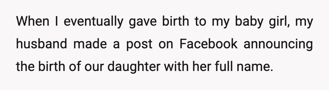 I would have reached out to her myself, but I don't have her phone number, and she routinely friends then unfriends me on Facebook (she's done this to my mom...
