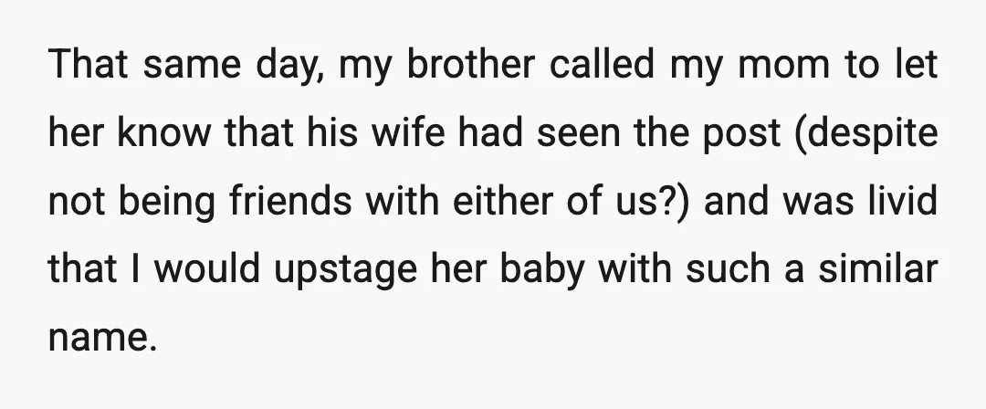 When I eventually gave birth to my baby girl, my husband made a post on Facebook announcing the birth of our daughter with her full name.