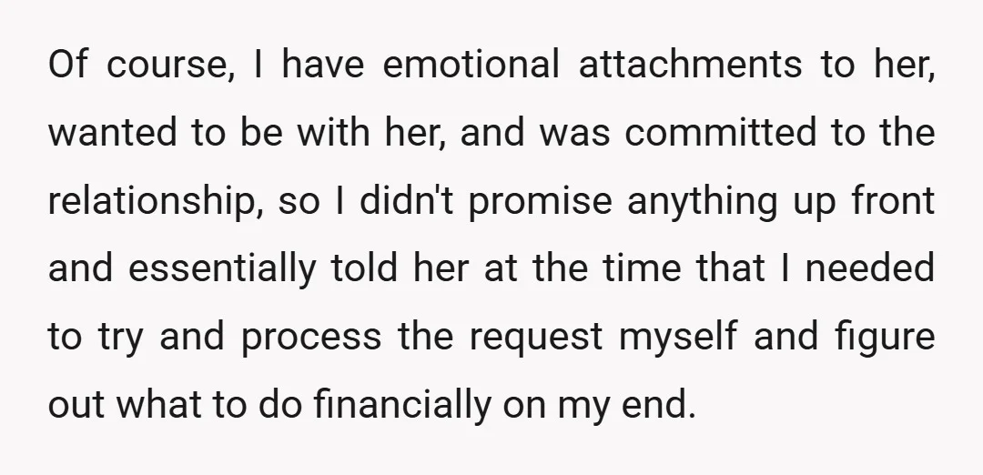Many months ago, we had a discussion about this and she tells me that her mom is asking for a bride price on the order of $180,000 USD.