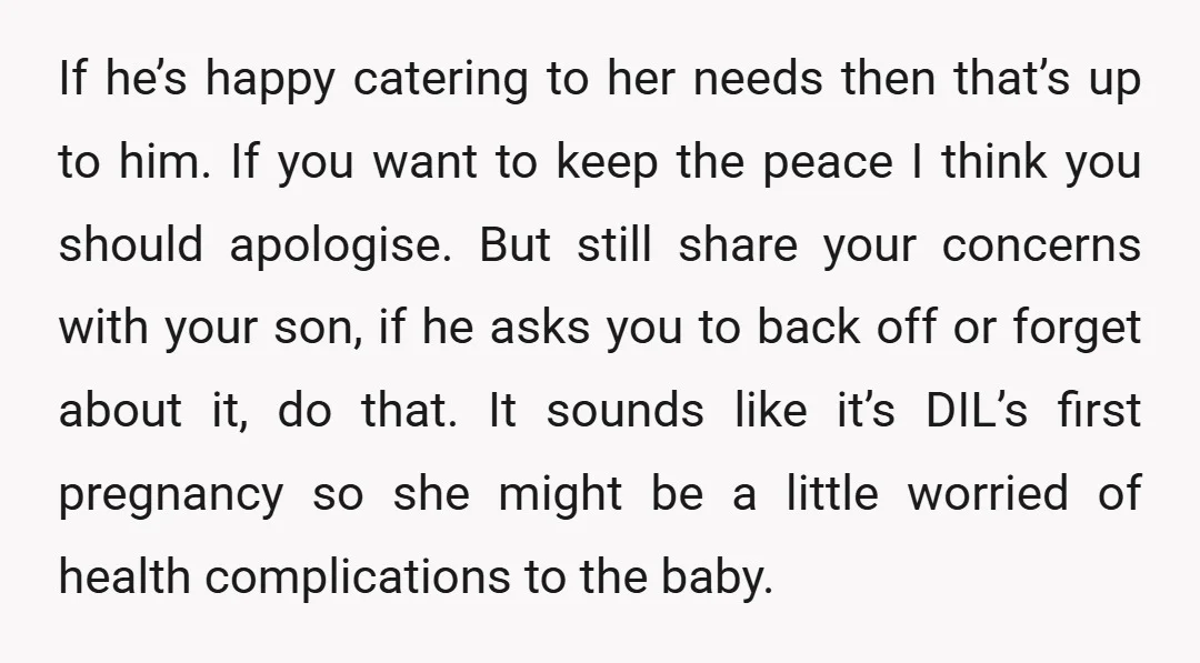u/After_Tomatillo_7182 YTA it's not your business how they conduct their family. You are being intrusive and getting involved in something you have no business being involved in. Women are often...