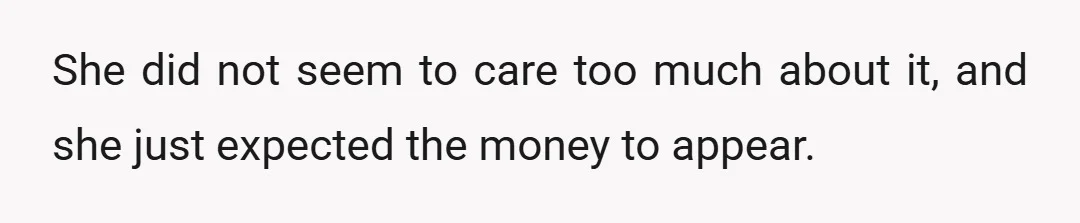 He told her clearly that it is out of his budget.