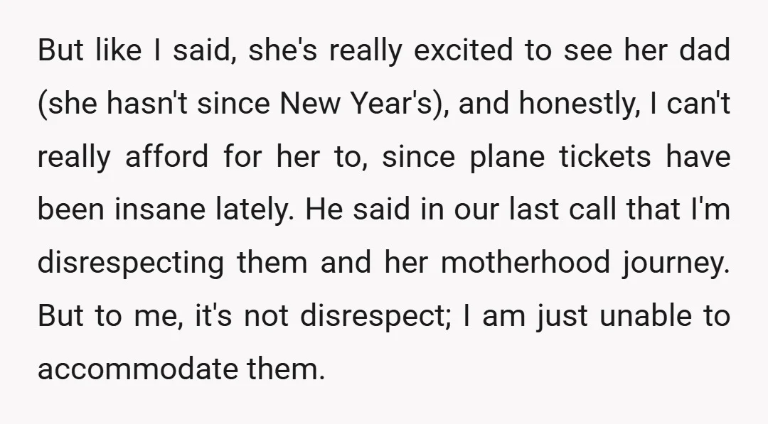 But like I said, she's really excited to see her dad (she hasn't since New Year's), and honestly, I can't really afford for her to, since plane tickets have been...