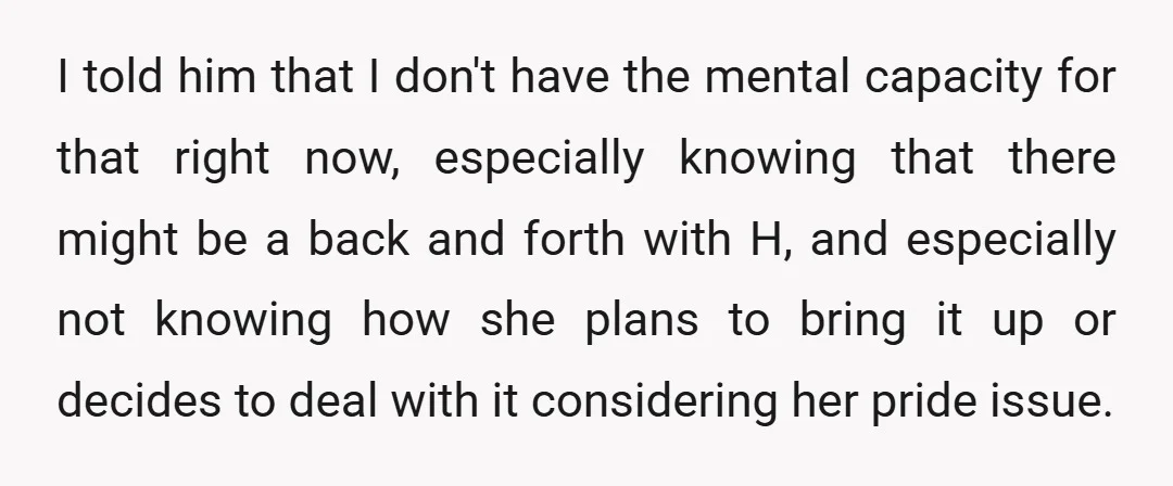 As I suspected, H is now saying that she doesn't think she was rude to me at all, and she has no reason to apologize to me.