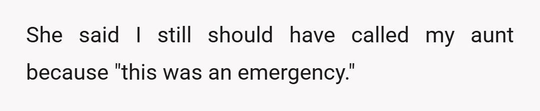 I explained that I did try to contact them repeatedly, but they didn’t answer.