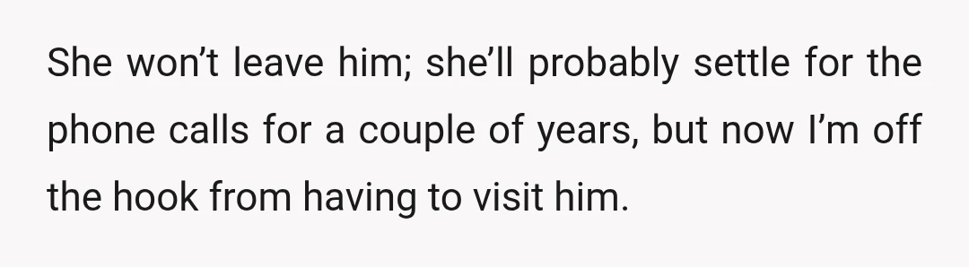 The DOJ just basically effectively divorced my mom and her husband.